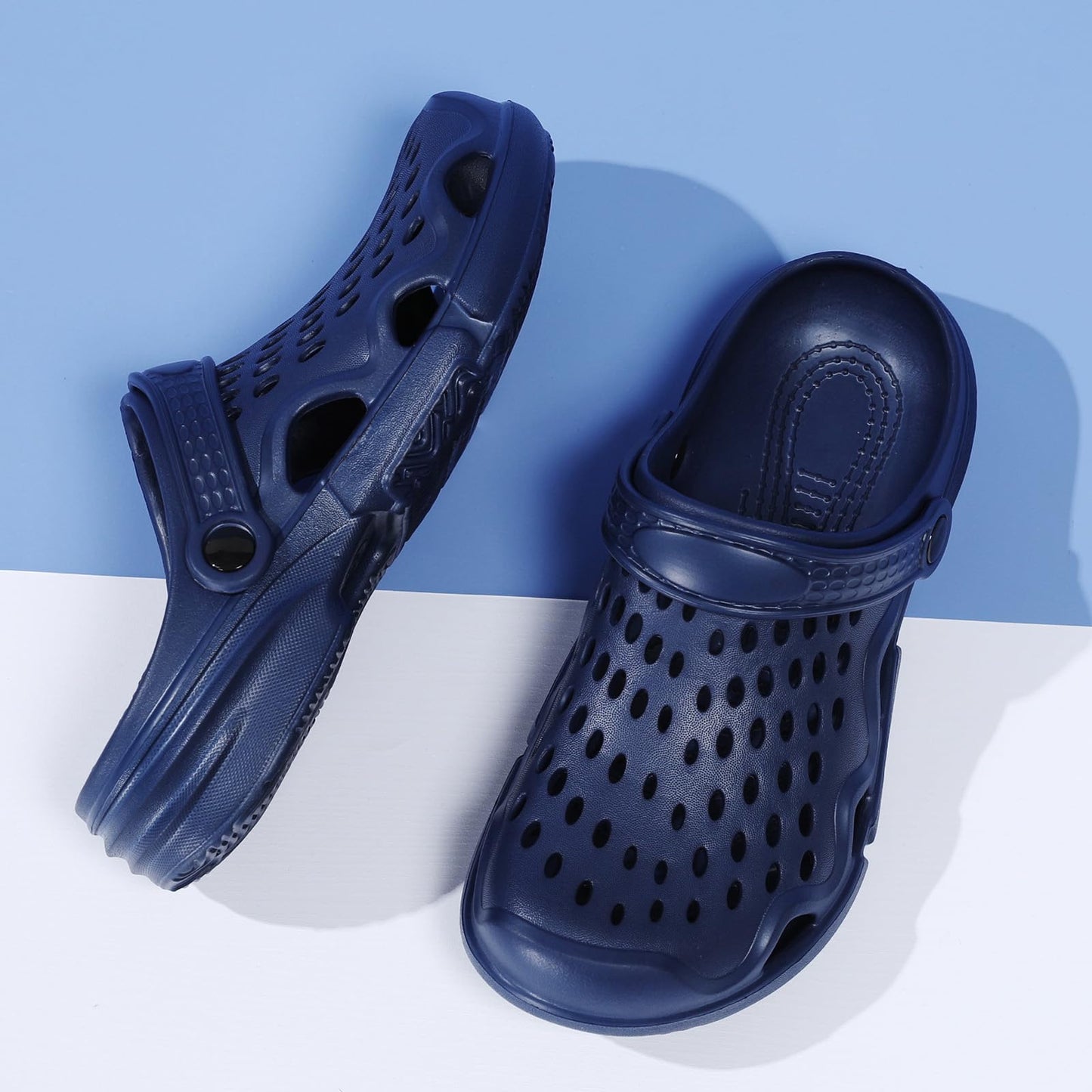 CERYTHRINA Mens Garden Clogs Lightweight Breathable Slip on Sandals Fashions Pool Beach Shoes Non Slip Home Clogs Slippers