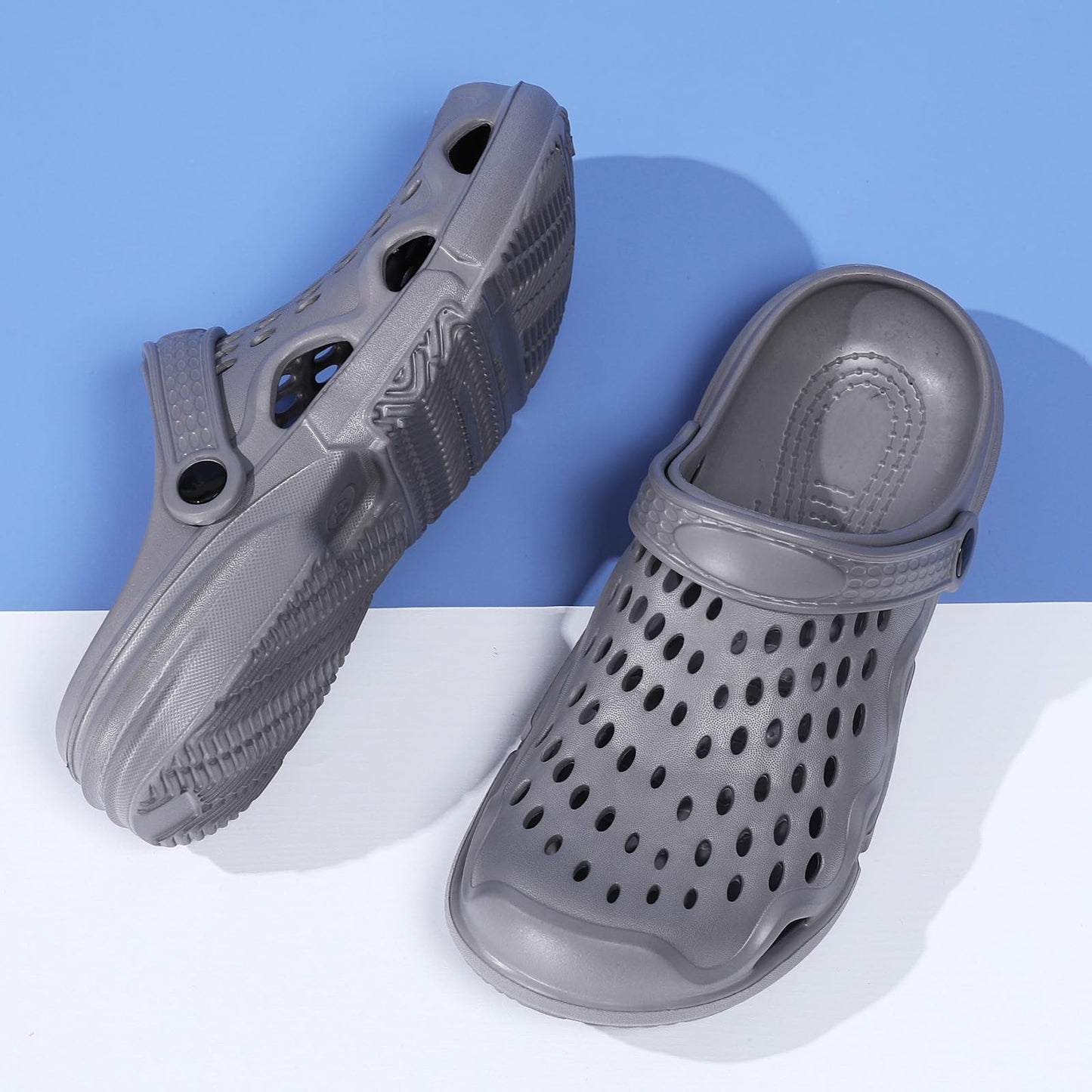 CERYTHRINA Mens Garden Clogs Lightweight Breathable Slip on Sandals Fashions Pool Beach Shoes Non Slip Home Clogs Slippers