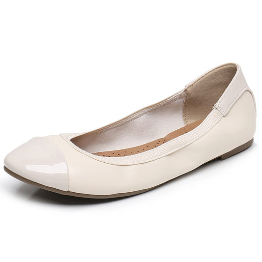 GAWBAW Women's Ballet Flats Shoes - Slip on Casual Flats Round Toe Walking Ballerina Shoes for Women