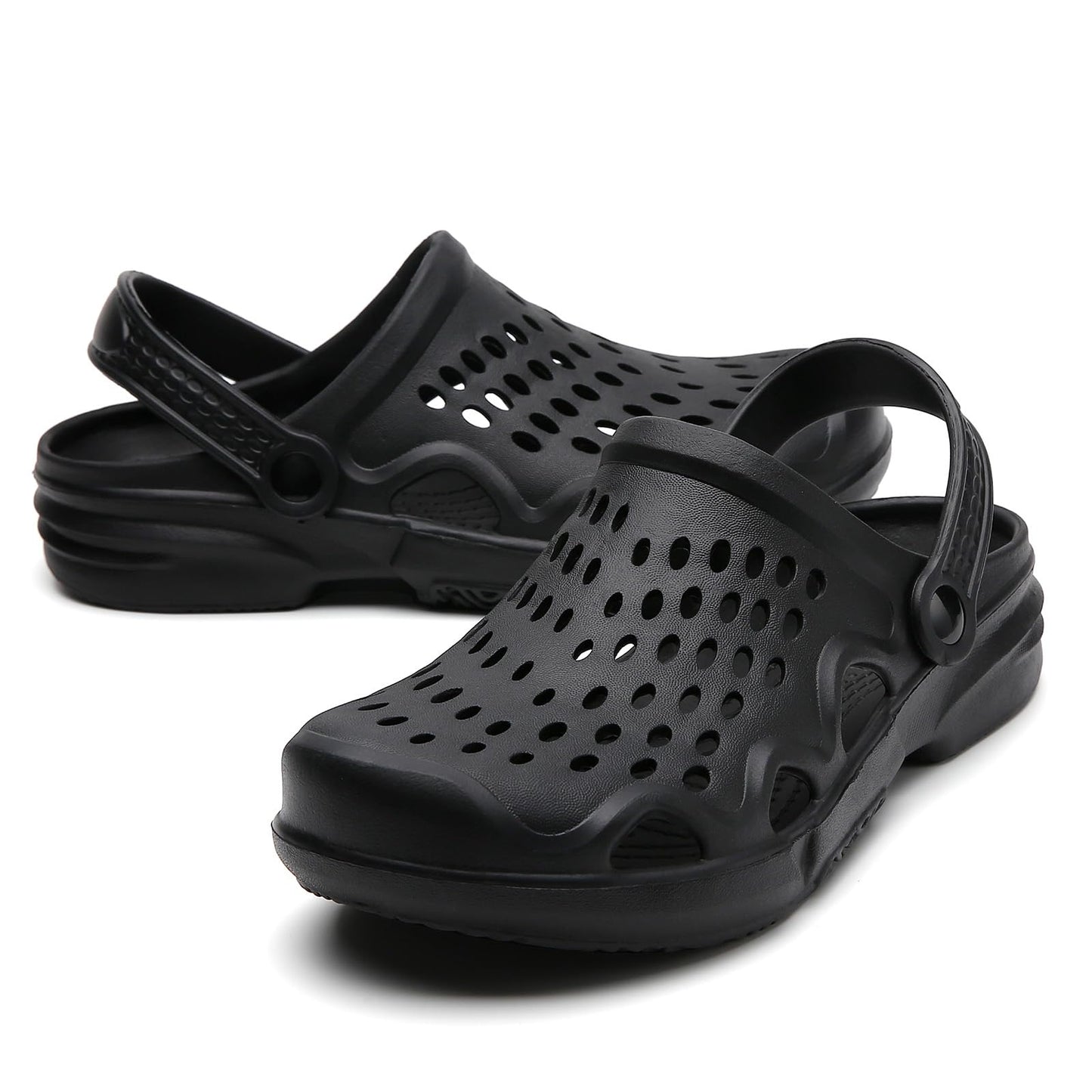 CERYTHRINA Mens Garden Clogs Lightweight Breathable Slip on Sandals Fashions Pool Beach Shoes Non Slip Home Clogs Slippers