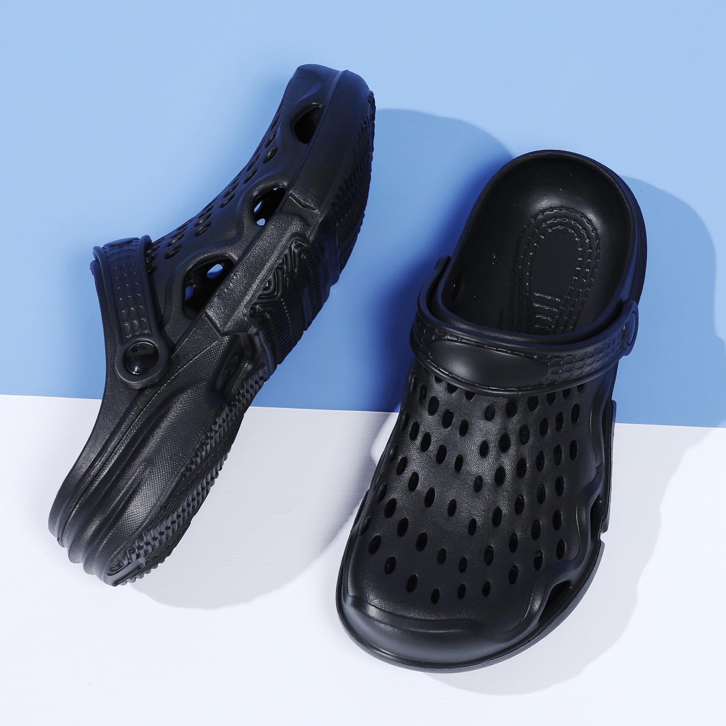 CERYTHRINA Mens Garden Clogs Lightweight Breathable Slip on Sandals Fashions Pool Beach Shoes Non Slip Home Clogs Slippers