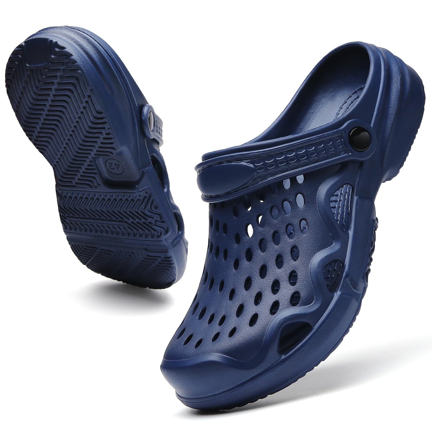 CERYTHRINA Mens Garden Clogs Lightweight Breathable Slip on Sandals Fashions Pool Beach Shoes Non Slip Home Clogs Slippers
